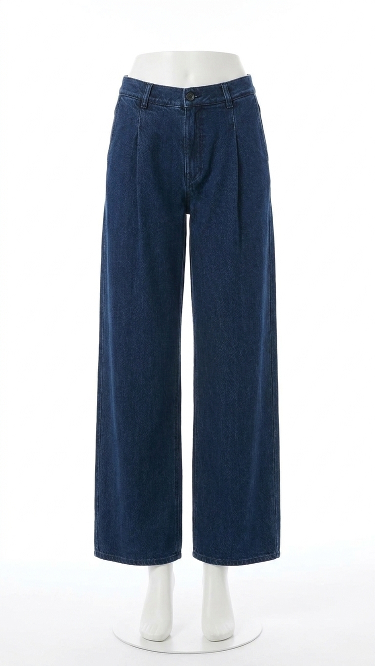 NEW DL1961 - WOMEN'S isabel wide leg low rise jeans in rain storm